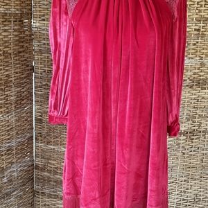 Red  velvet dress